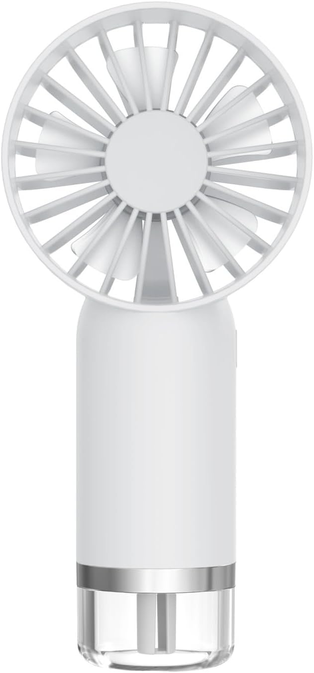 Portable Electric Handheld Fan with Water Mist Spray,Portable Humidifier and Mini Fan – US…