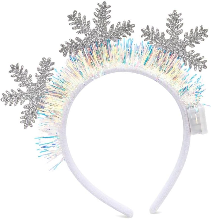 Christmas Five-pointed Star Merry Christmas LED Lights Headband