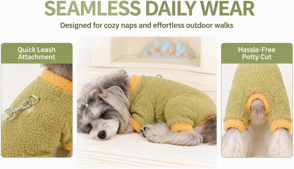 Text reads 'SEAMLESS DAILY WEAR' with taglines 'Quick Lash Application,' 'Hassle-Free Party Vibe.' Multiple panels showing beige/cream colored slippers with animal face designs (cat, panda) and paw prints, demonstrating easy daily wear footwear.